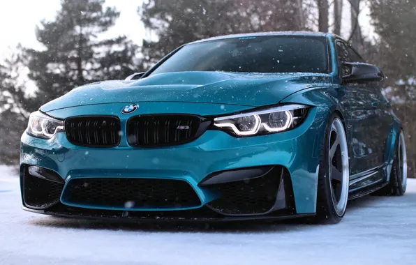 Картинка HDR, BMW, БМВ, close-up, tuning, supercars, BMW M3, F80