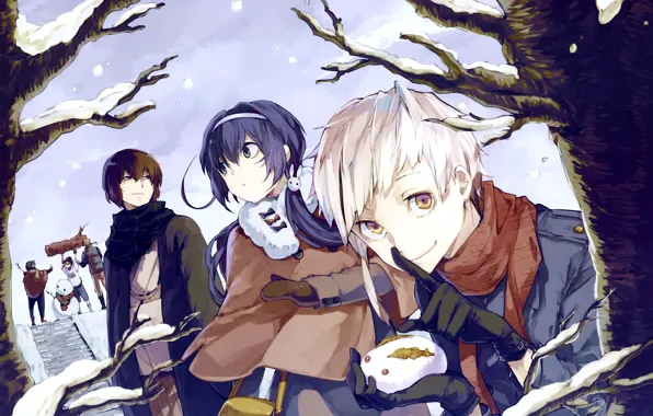 Osamu, dazai, bungou stray dogs, izumi kyouka, nakajima atsushia