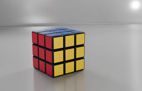 Фон, blender, cube, Rubik`s cube, Кубик рубика