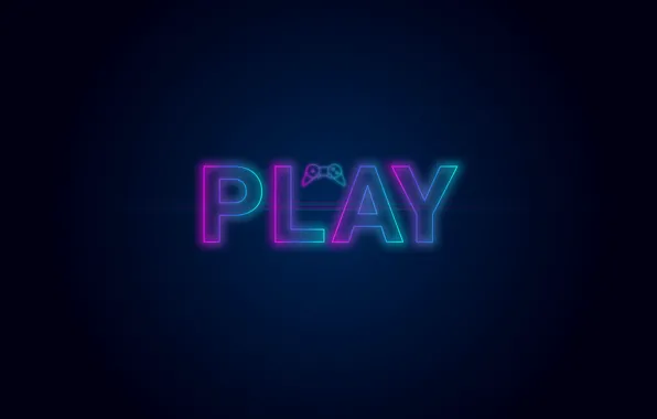 Game, control, neon, player, arcade, video game, game console, Play