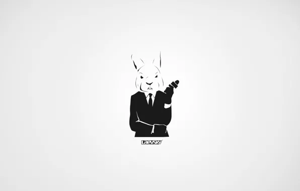 White, black, minimalism, rabbit, misfits, interview, rec