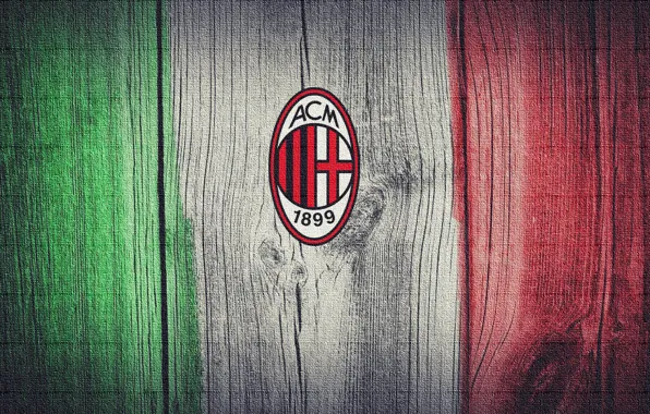 Картинка Italy, flag, A.C Milan