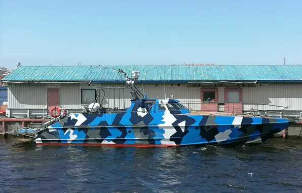 Причал, катер, специальный