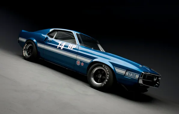 Картинка Shelby, muscle car, GT350, 1969 Shelby GT350