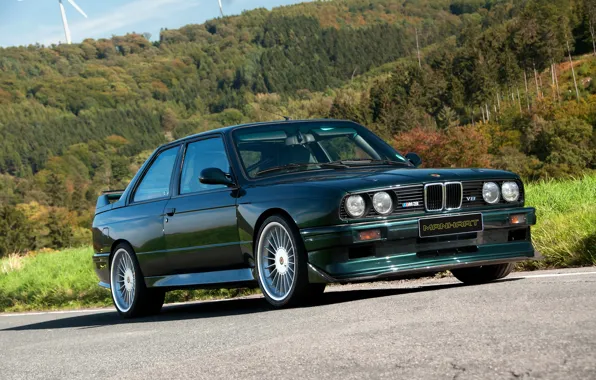 Дорога, Горы, Лес, BMW, Зеленый, БМВ, Green, Racing