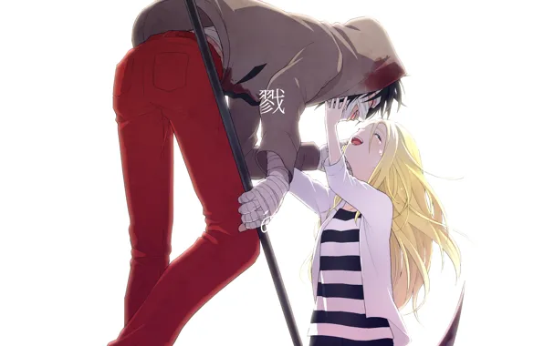 Девушка, парень, двое, Ангел кровопролития, Satsuriku no Tenshi