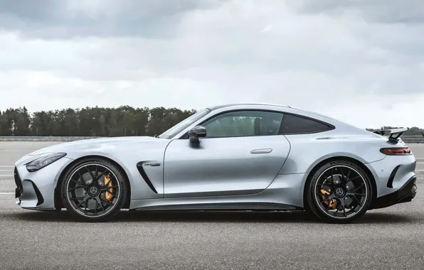 Картинка Mercedes, вид сбоку, AMG, экстерьер, Mercedes-AMG GT, 2023