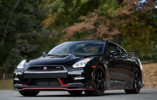 Картинка Black, GT-R, 2015, Nissan, Nismo