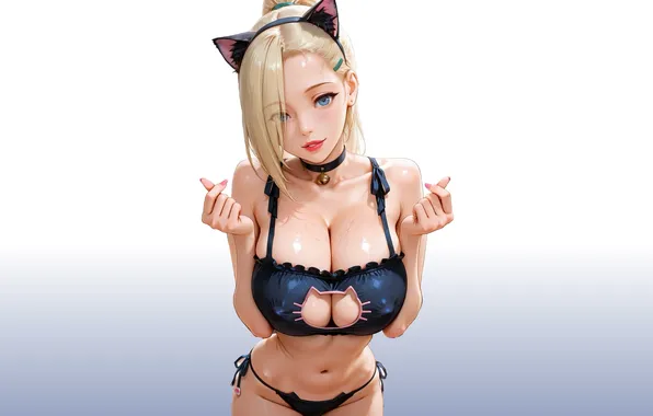 Girl, hot, sexy, cleavage, pussy, boobs, anime, pretty