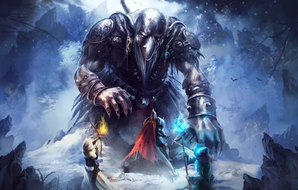 Игры, маг, рыцарь, Goblin Menace, Trine 2
