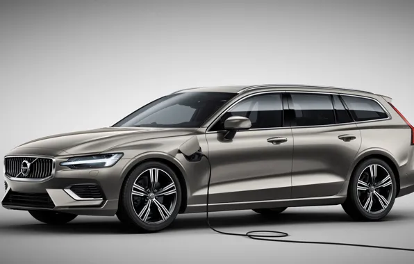 Volvo, вид сбоку, 2018, универсал, V60, Inscription