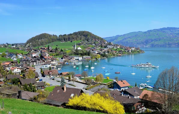 Switzerland, Cities, Berne, Швейцария.