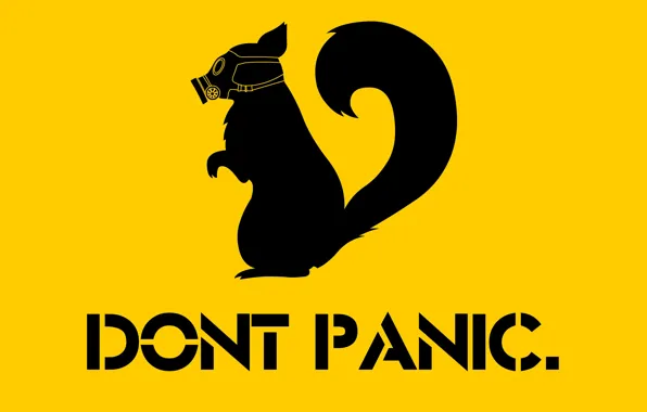 Противогаз, скунс, Do not panic