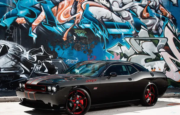 Картинка Dodge, challenger, 392, hemi, graphitty