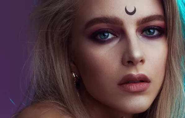 Девушка, портрет, блондинка, Katie Kosova, Катя Косова