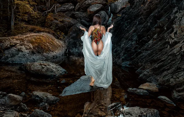 Sexy, ass, rocks, tattoo, butt, Alexander BARDENTSEV