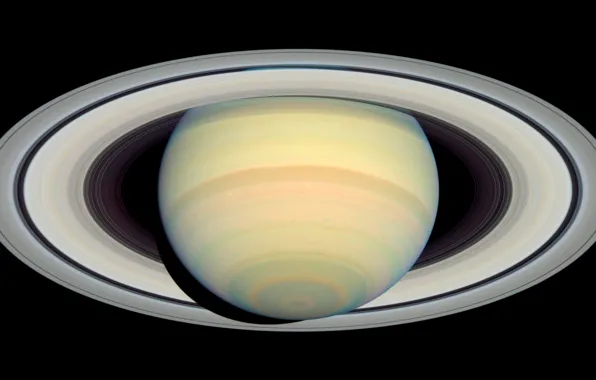 Картинка фото, планета, Сатурн, орбита, Saturn, наса, Cassini, кассини