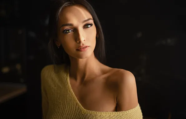 Девушка, Фото, Взгляд, Модель, Girl, Волосы, Глаза, Портрет