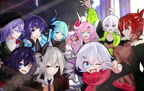 Девушки, группа, Honkai Impact 3rd