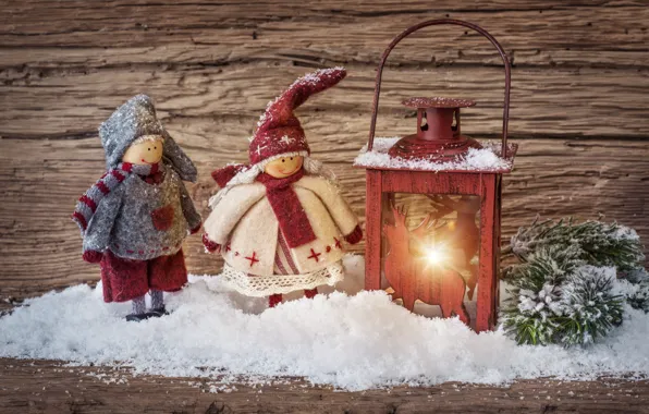 Картинка снег, фонарь, Новый год, new year, Игрушки, snow, toys, merry christmas