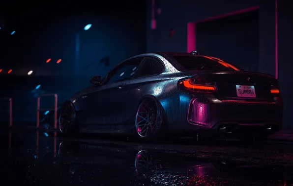 Авто, Игра, BMW, Машина, Car, NFS, Night, Спорткар