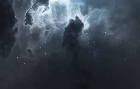 Звезды, Космос, Туманность, Stars, Space, Art, Nebula, Vadim Sadovski