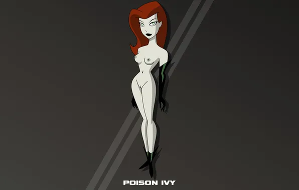 Girl, sexy, Batman, erect nipples, red hair, green eyes, long hair, legs