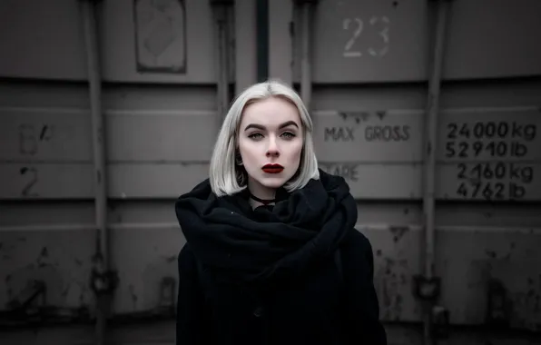 Макияж, губки, пальто, Маргарита Мудрик