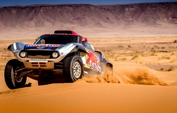 Песок, Авто, Mini, Спорт, Пустыня, Скорость, Rally, Dakar