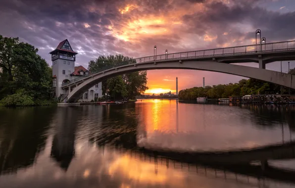 Мост, Германия, Берлин, Berlin, Abteibrücke