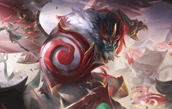 Art, League of Legends, Skin, LoL, Galio, Mythmaker