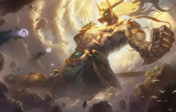 Фэнтези, League of Legends, Riot Games, Nasus, Kelly Aleshire