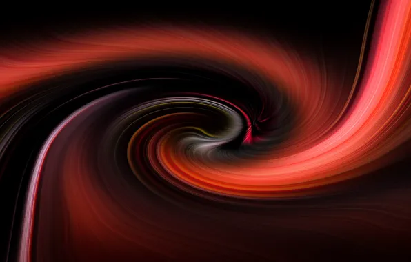 Красный, черный, вращение, спираль, red, black, spiral, rotation