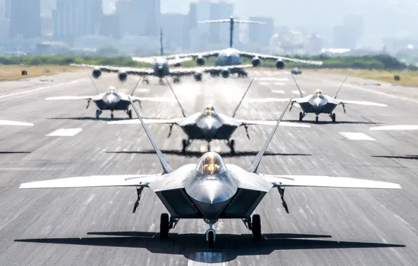 Малозаметный, ВВС США, многоцелевой истребитель пятого поколения, Lockheed/Boeing F-22 Raptor