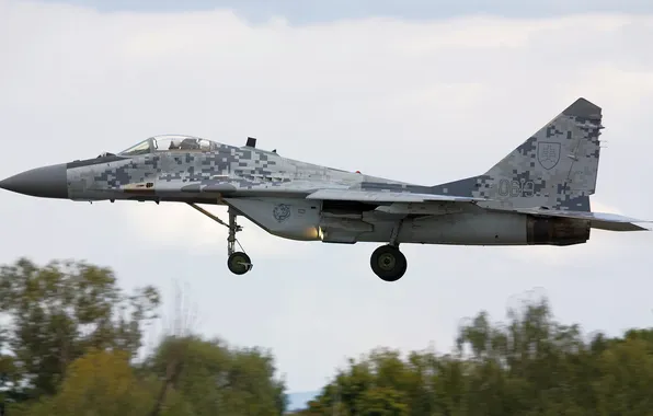Истребитель, взлет, Fulcrum, MiG-29AS