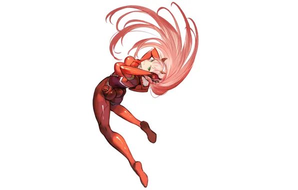Девушка, волосы длинные, 002, Darling In The Frankxx, Милый во Франксе