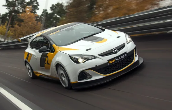 Картинка движение, скорость, Opel, астра, Germany, Racing, опель, Astra