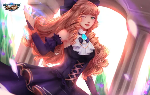 Девушка, магия, фэнтези, Guinevere, Mobile Legends: Bang Bang!
