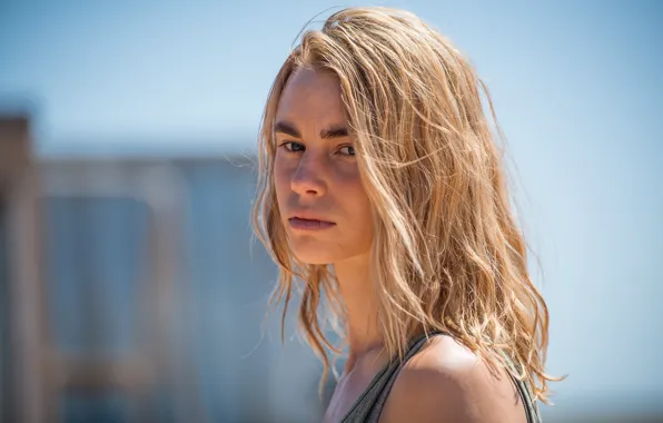 Взгляд, поза, волосы, блондинка, view, hair, blonde, pose