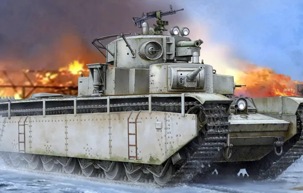 СССР, Т-35, советский тяжёлый танк межвоенного периода
