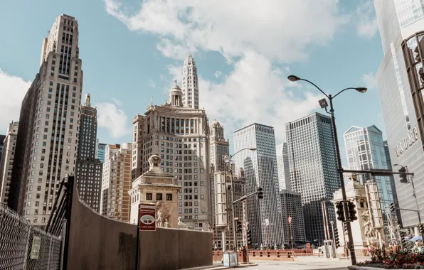 City, chicago, architecture, building