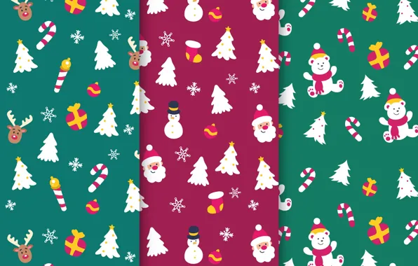 Картинка pattern, праздник, фон, текстура, decoration, новый год