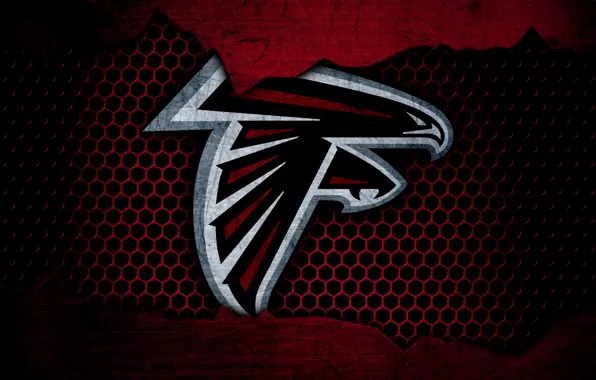 Wallpaper, sport, logo, NFL, american football, Atlanta Falcons