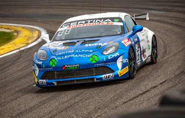 Трасса, Трек, Alpine, Track, Альпина, GT4, A110, Гоночный автомобиль
