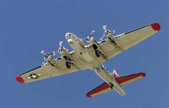 Ретро, Boeing, парад, летающая крепость, B-17G