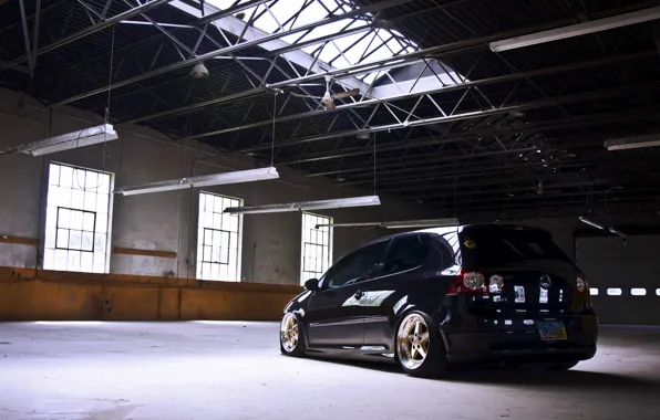 Volkswagen, black, golf, фольксваген, gti, MK5