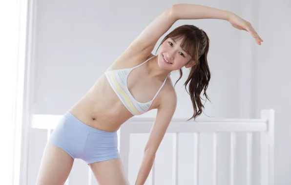 Beautiful, Asian, Model, Smile, Woman, Pretty, Japanese, Fitness