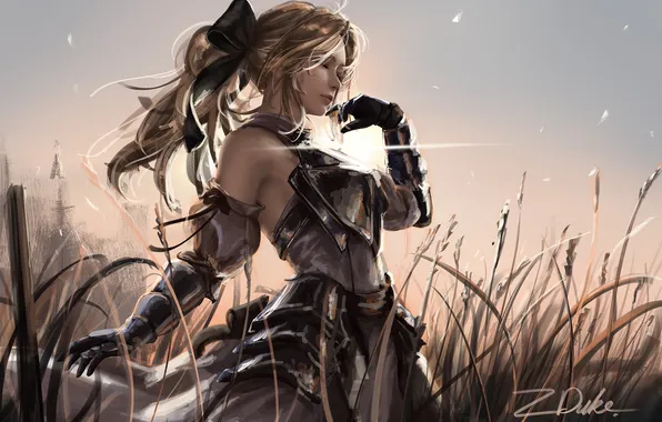Девушка, колосья, Saber, Fate / Grand Order, Artoria Pendragon