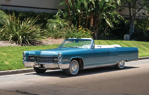Eldorado, Cadillac, 1966, ретро автомобили, Convertible, Fleetwood, retro cars, Cadillac Fleetwood Eldorado