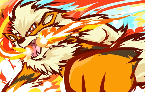Fire, Pokemon, Arcanine